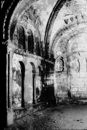 CORMAC'S CHAPEL CHANCEL N.WALL